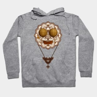 STEAMPUNK Vintage Time Travel Airship Mandala 2 Hoodie